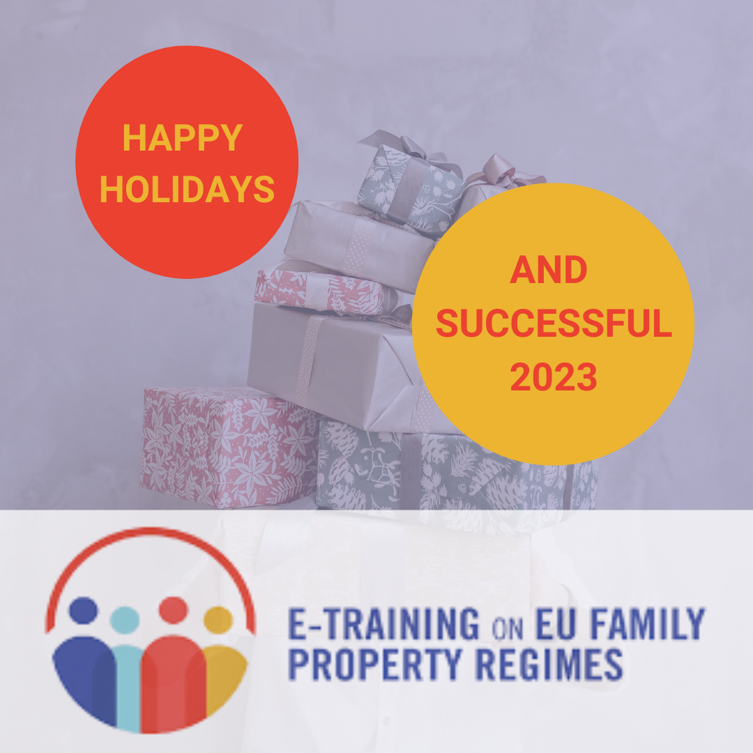 Happy holidays and successful 2023!