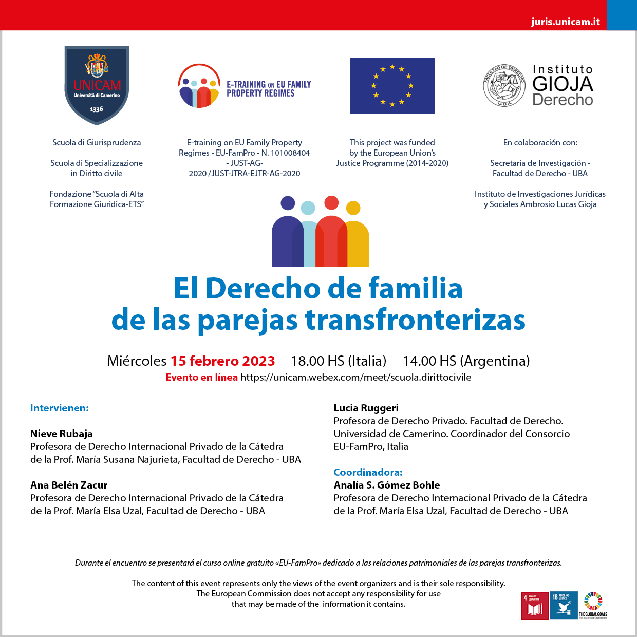 INVITATION - International Seminar on the Family Law in Cross-Border Cases